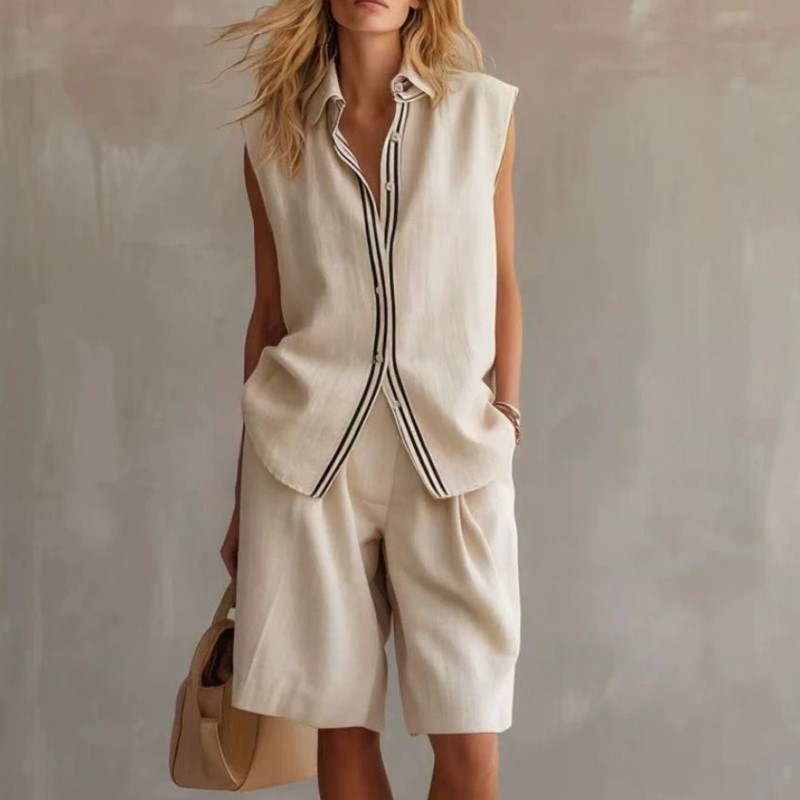 Summer Fashion Solid Linen Ble - Linen Shirt Breathable 评论和价格
