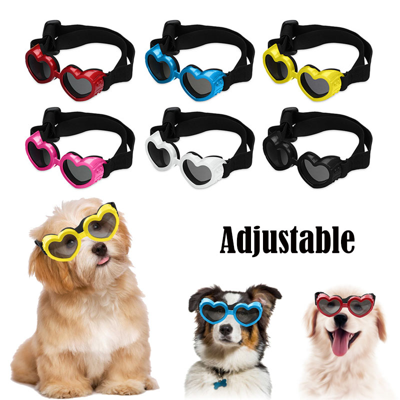 1 PC Heart-shaped Small Dog Su - Sunglass Retainer Cord 评论和价格