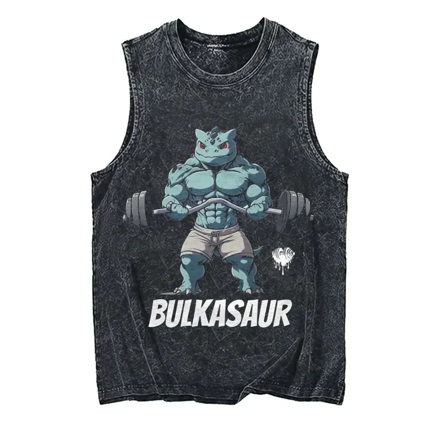 2026 Pokemon Pikachu Acid Wash - Tank Top Muscle 评论和价格