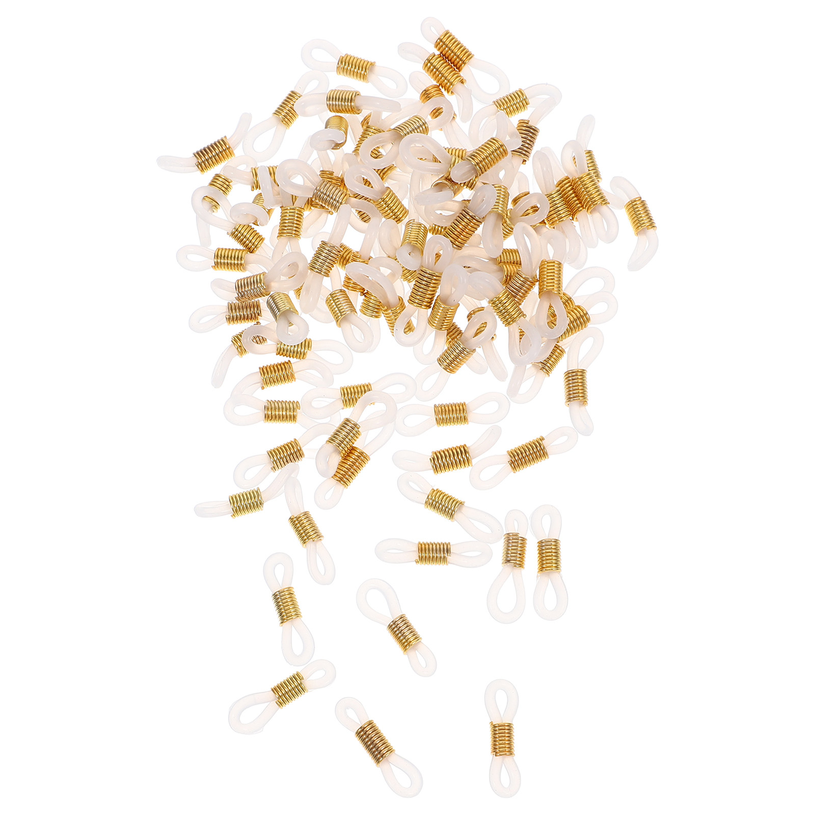 100Pcs Silicone Iron Eyeglass  - Sunglass Retainer Cord 评论和价格